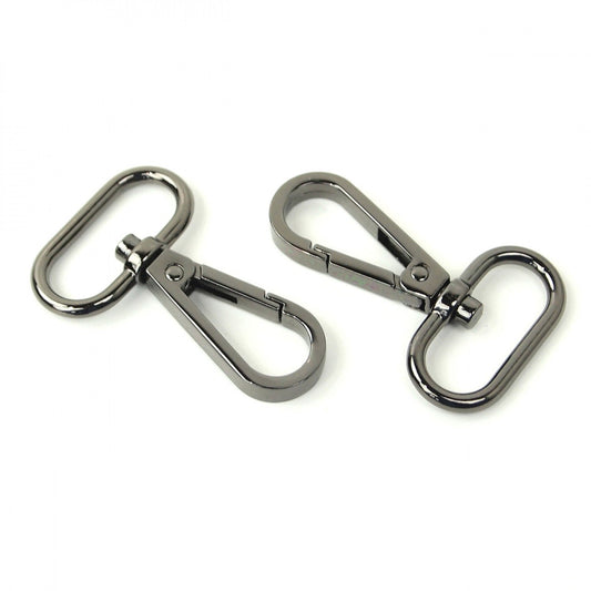 Two Swivel Hooks - 25 mm for bag making and sewing projects