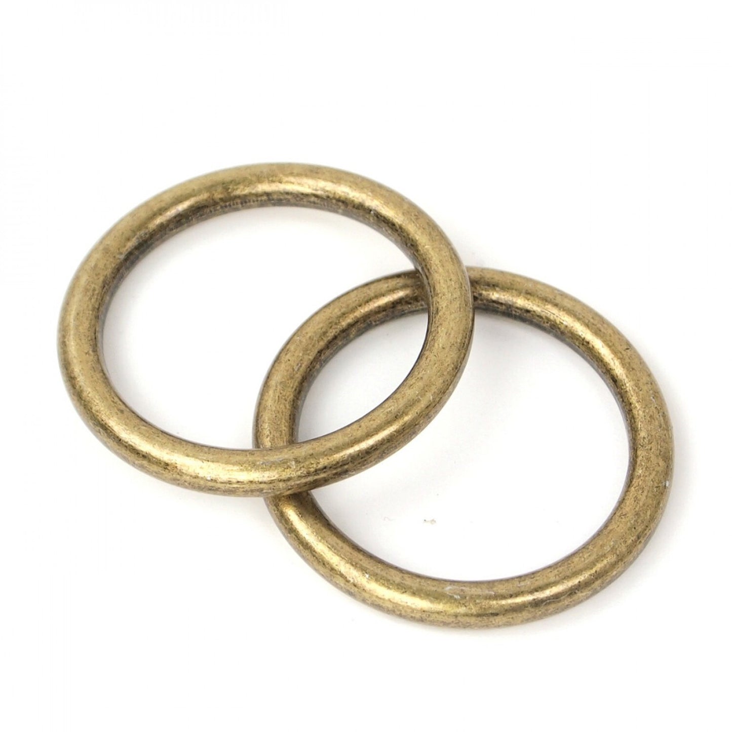 Four O-Rings 1 1/51 mm ANTIQUE for bag making and sewing projects