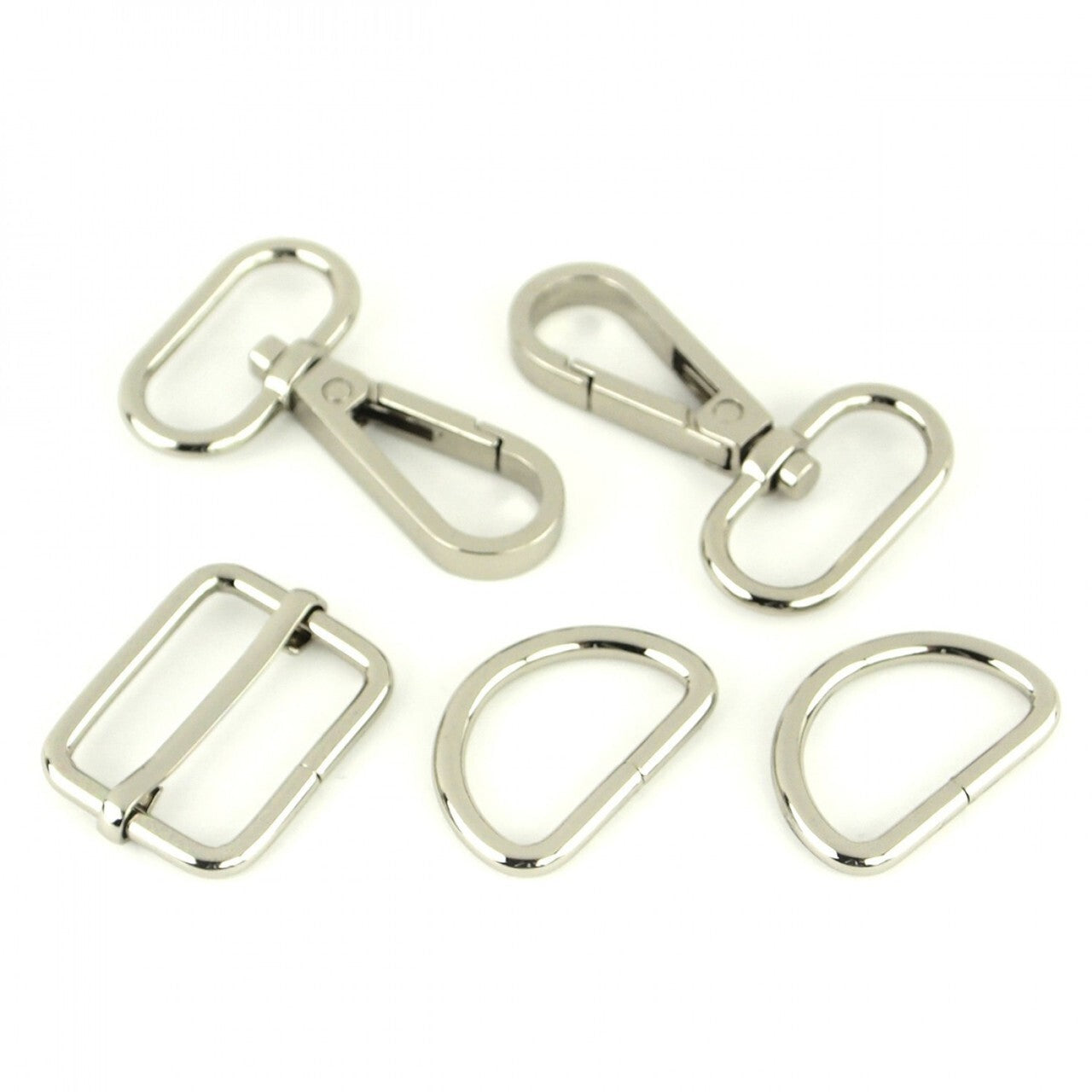 Basic Hardware Set - 25 mm for bag making and sewing projects