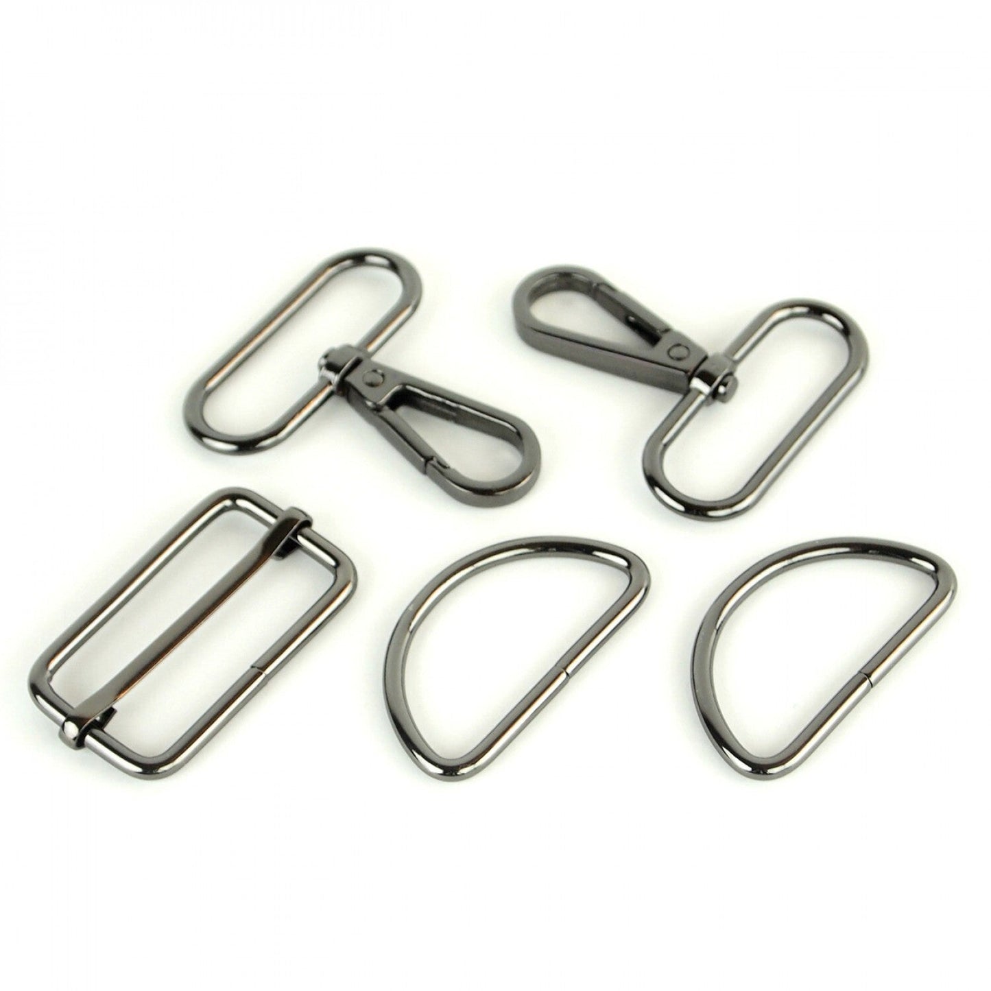 Basic Hardware Set Level 3 - 38 mm for bag making and sewing projects