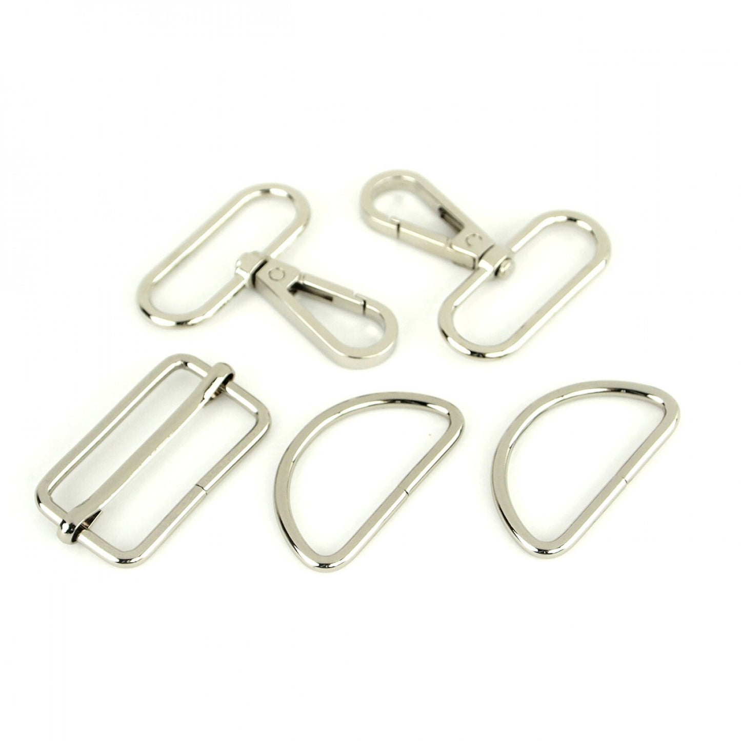 Basic Hardware Set Level 3 - 38 mm for bag making and sewing projects