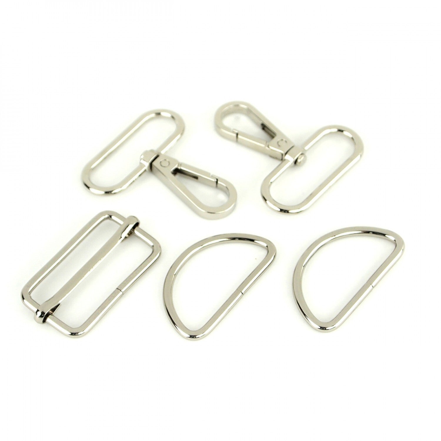 Basic Hardware Set Level 3 - 38 mm for bag making and sewing projects