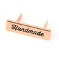 Script Handmade Label - Rose Gold sewing and quilting product