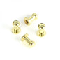 Four TALL Stud Buttons for garments, sewing and craft projects