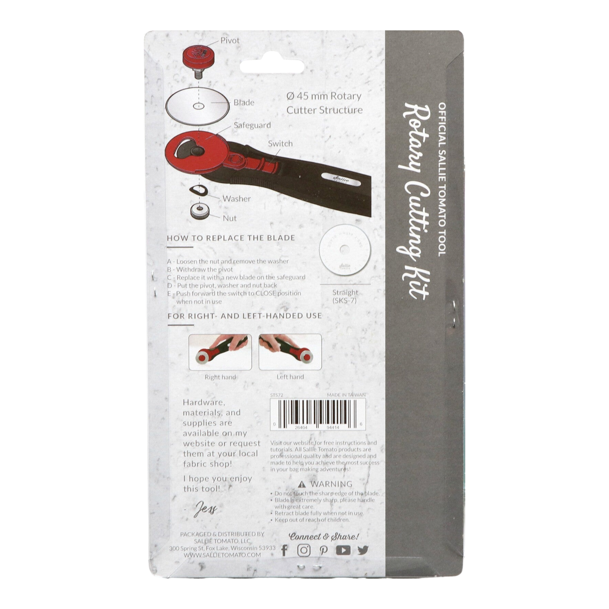 Sallie Tomato Rotary Cutting Kit