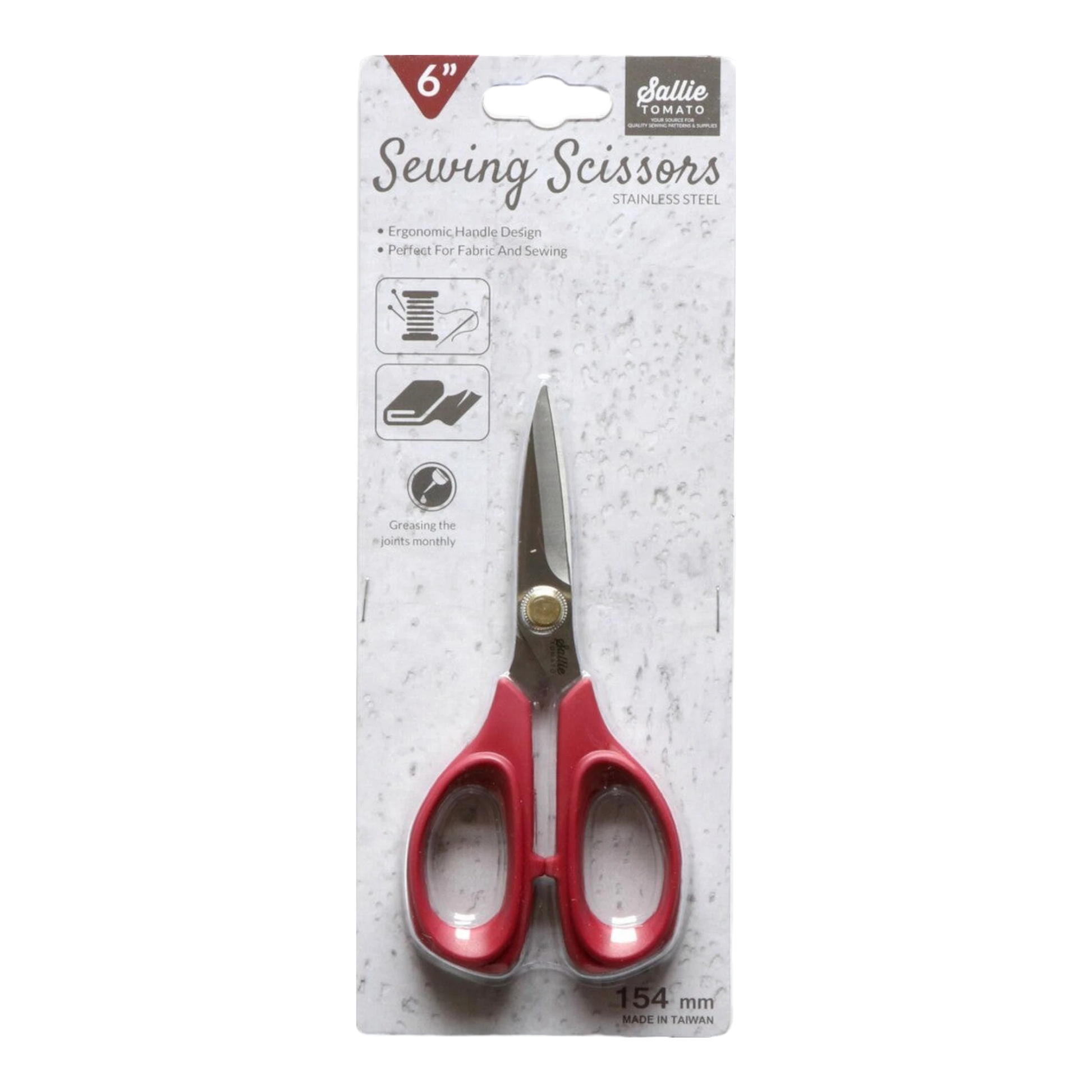 Sallie Tomato Sewing Scissors , quilting and fabric cutting
