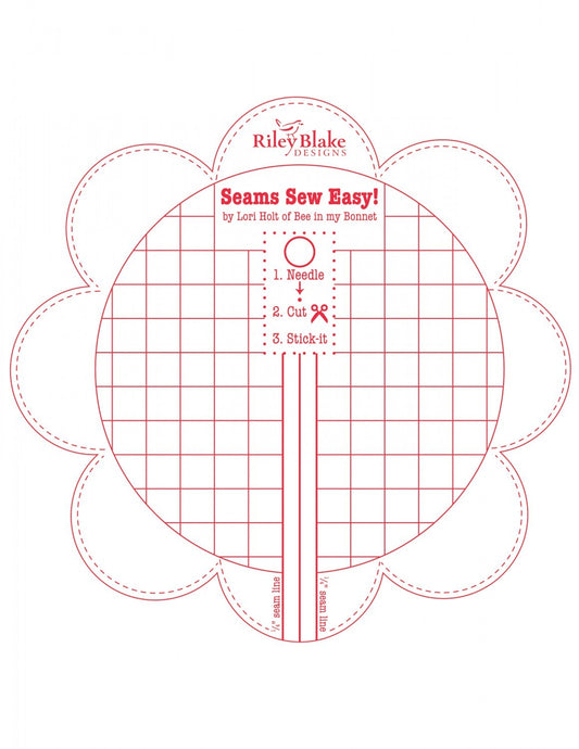 Lori Holt Seam Guide In Colour DENIM sewing and quilting product