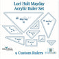 Lori Holt May Day Ruler Set for precise cutting, marking and patchwork