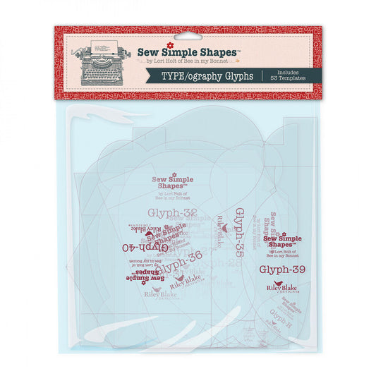 Lori Holt TYPE/ography Glyphs Sew Simple Shapes sewing and quilting product