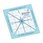 Lori Holt Trim-it Ruler - 57 mm Square for precise cutting, marking and patchwork