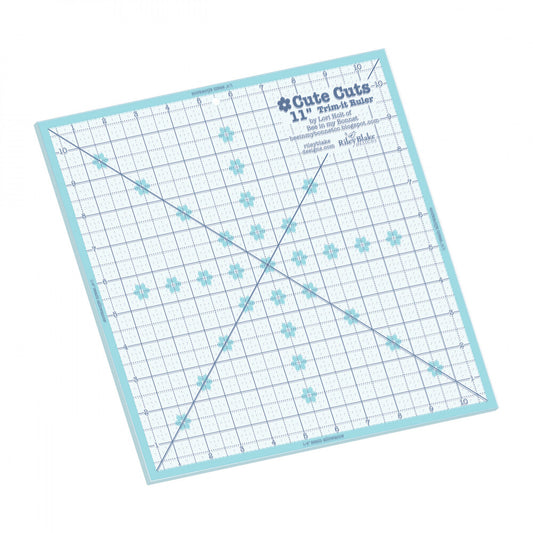 Lori Holt Trim It Ruler Square 279 mm x 279 mm Ruler for precise cutting, marking and patchwork