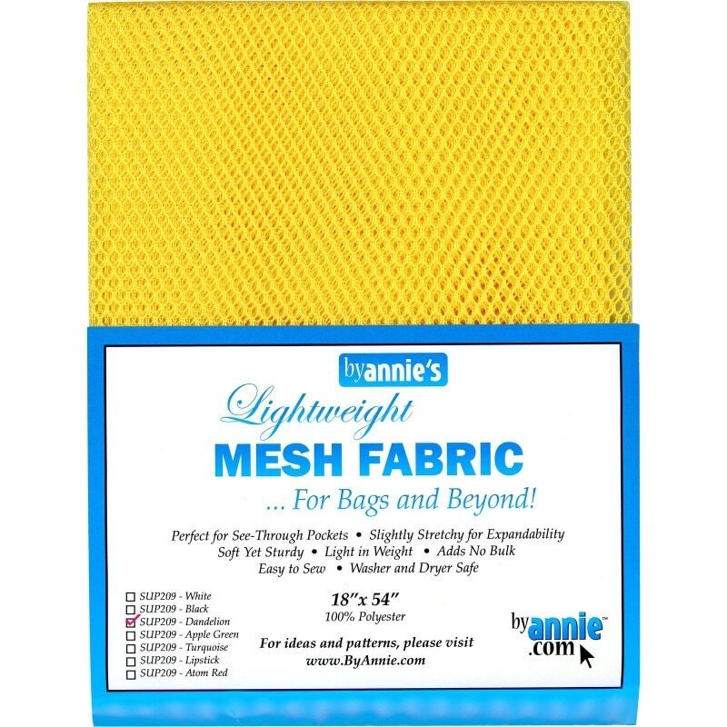 Mesh Fabric-Dandelion for bag making, sewing and creative projects