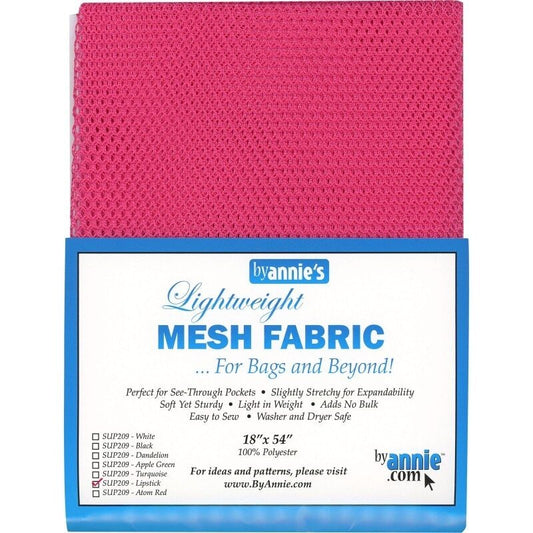 Mesh Fabric-Lipstick for bag making, sewing and creative projects