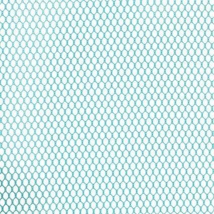 Mesh Fabric-Parrot Blue for bag making, sewing and creative projects