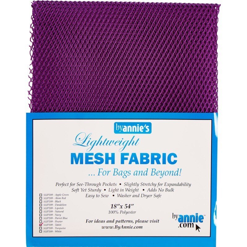 Mesh Fabric-Tahiti for bag making, sewing and creative projects