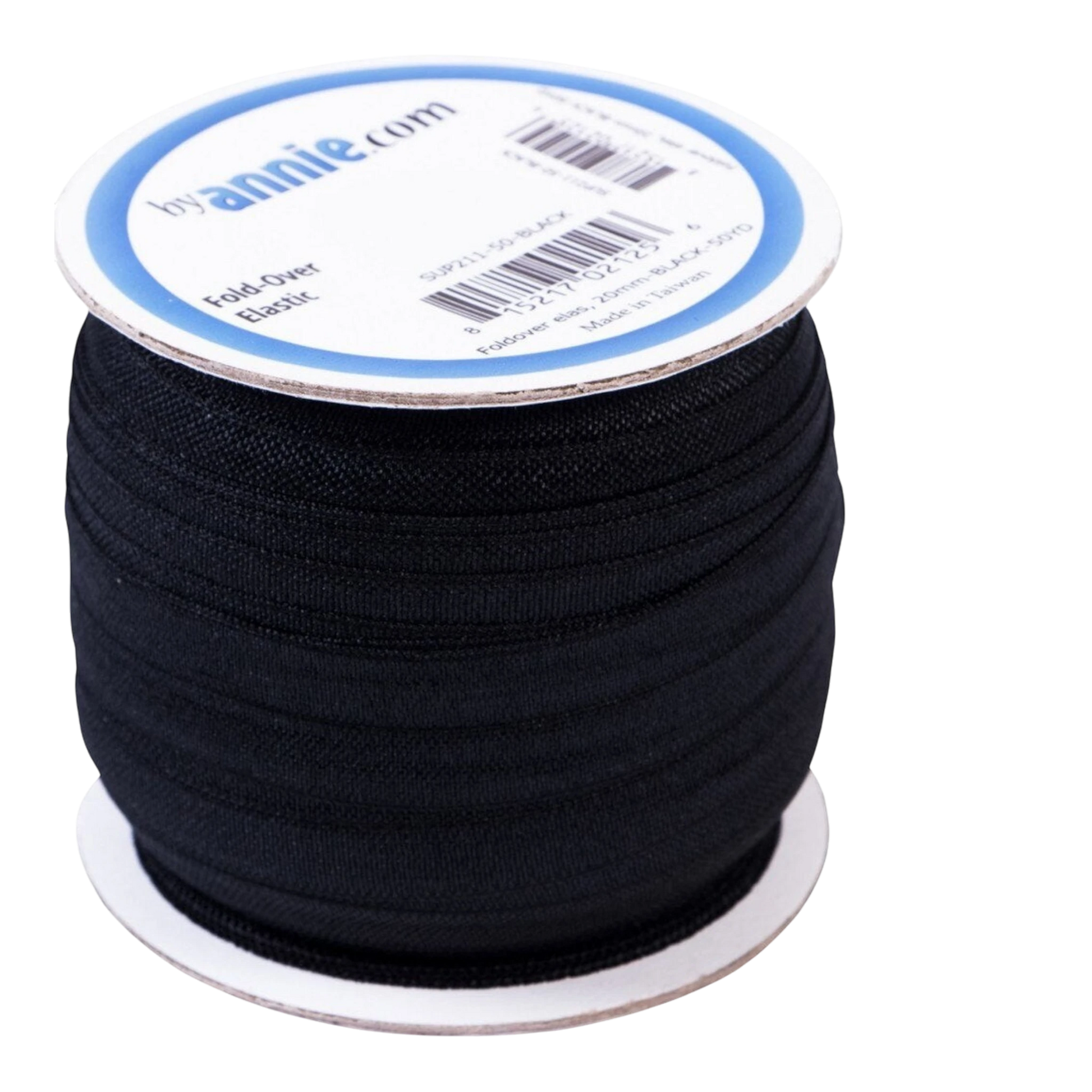 Fold Over Elastic - 19 mm for garments, sewing and bag making projects