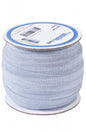 Fold Over Elastic - 19 mm Pewter for garments, sewing and bag making projects
