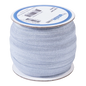 Fold Over Elastic - 19 mm Pewter for garments, sewing and bag making projects
