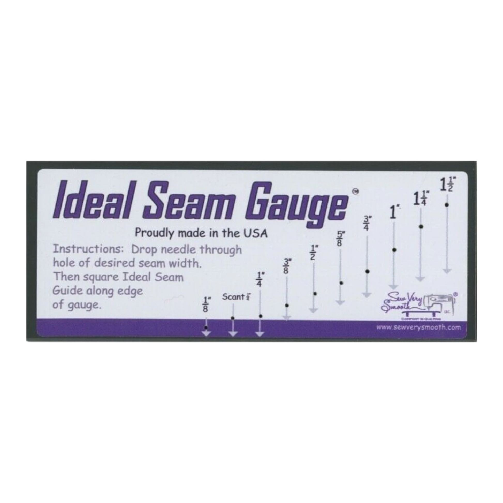 Ideal Seam Gauge by Sew Very Smooth sewing and quilting product
