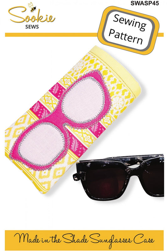 Made in the Shade Sunglasses Case Pattern , quilting and craft projects