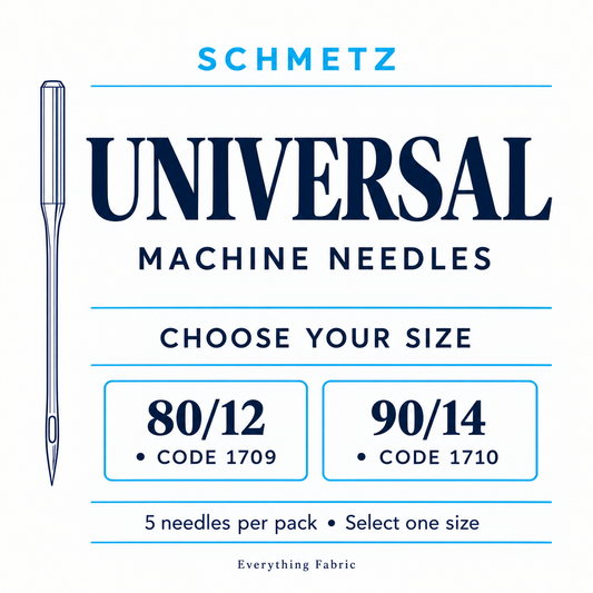 Schmetz Universal range - 80/12 code 1709, 90/14 code 1710 - choose one pack