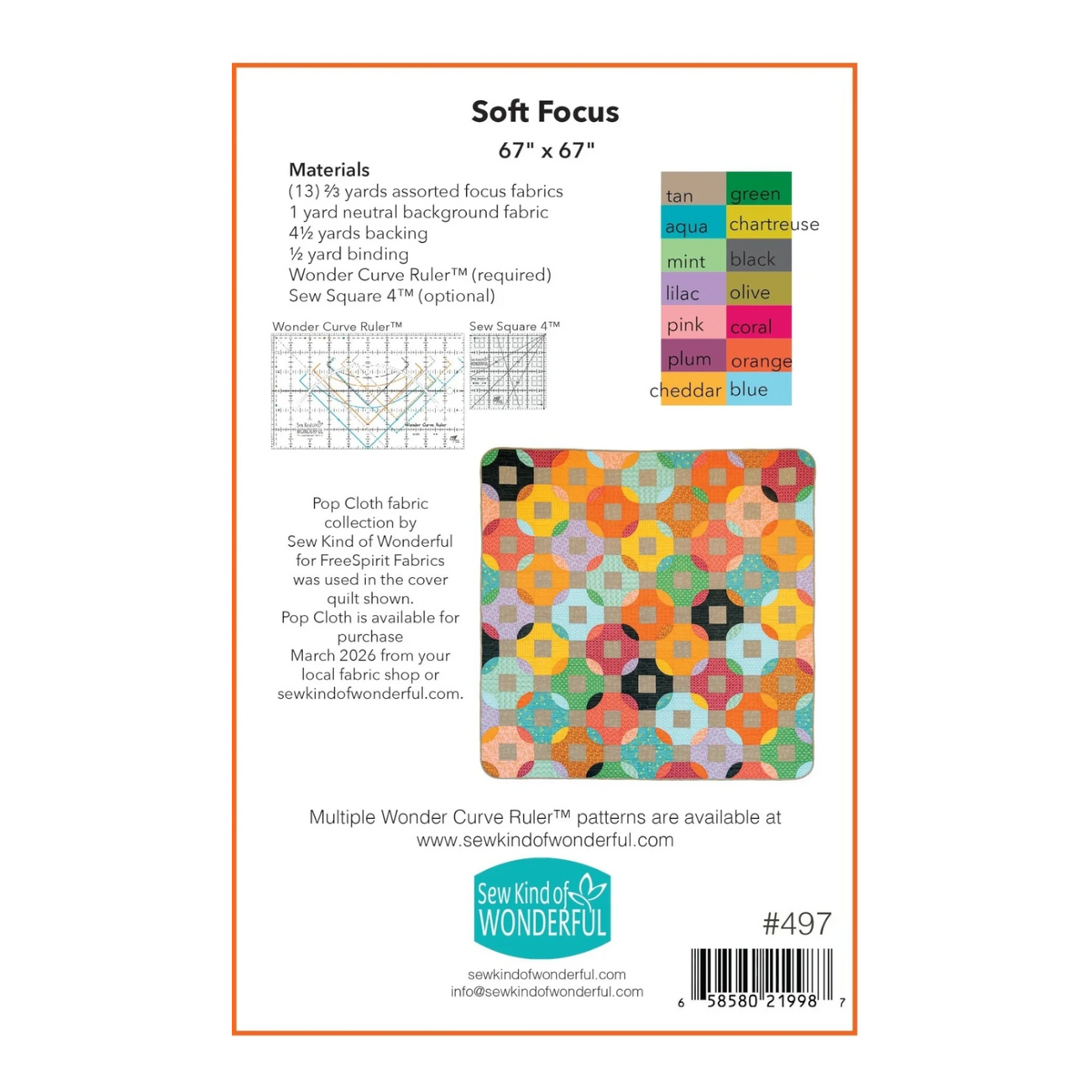 Soft Focus Quilt Pattern