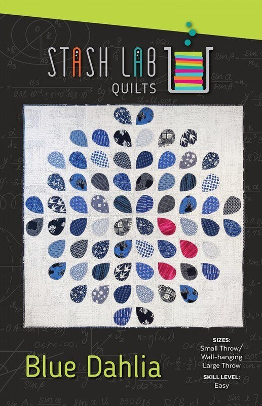 Blue Dahlia Quilt Pattern , quilting and craft projects
