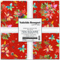 Yuletide Bouquet 254 mm squares - 42pc sewing and quilting product