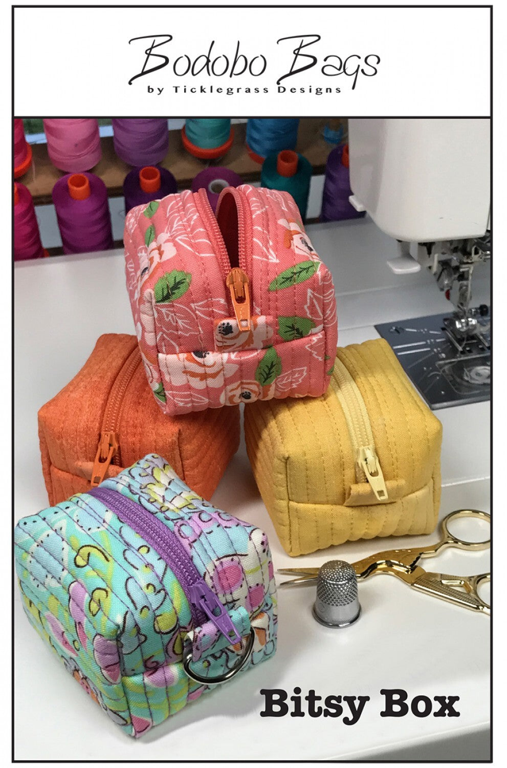 Bitsy Box Pattern , quilting and craft projects