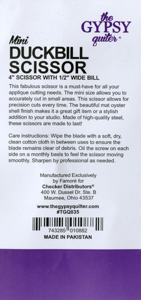 Mini Duckbill Scissor sewing and quilting product