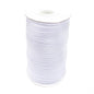 The Gypsy Quilter White Flat Elastic 6 mm wide for garments, sewing and bag making projects