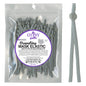 Gypsy Quilter Drawstring Mask Elastic Gray - 5 pairs for garments, sewing and bag making projects