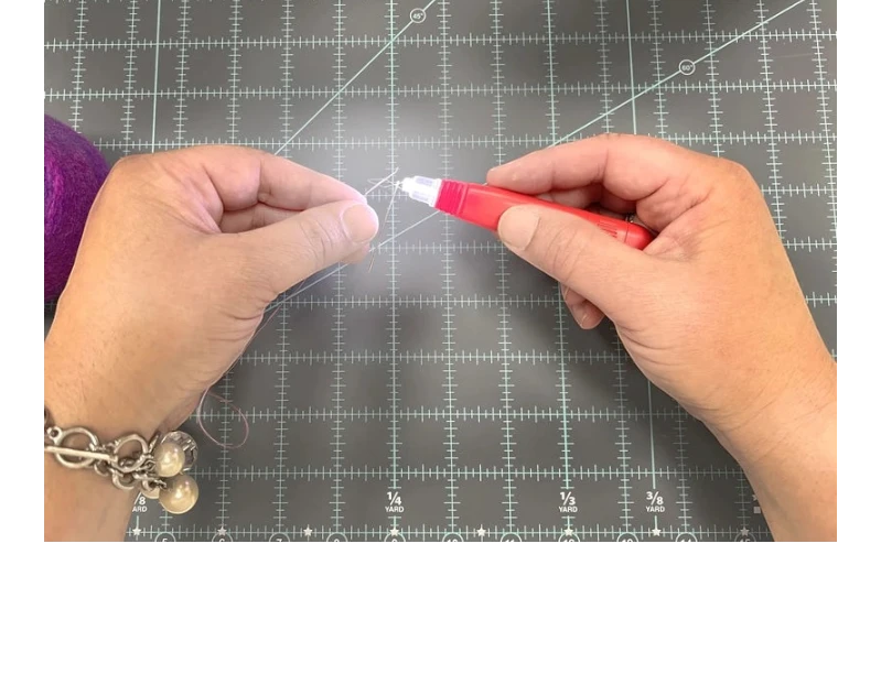 Gypsy Quilter Lighted Needle Threader , piecing and stitching