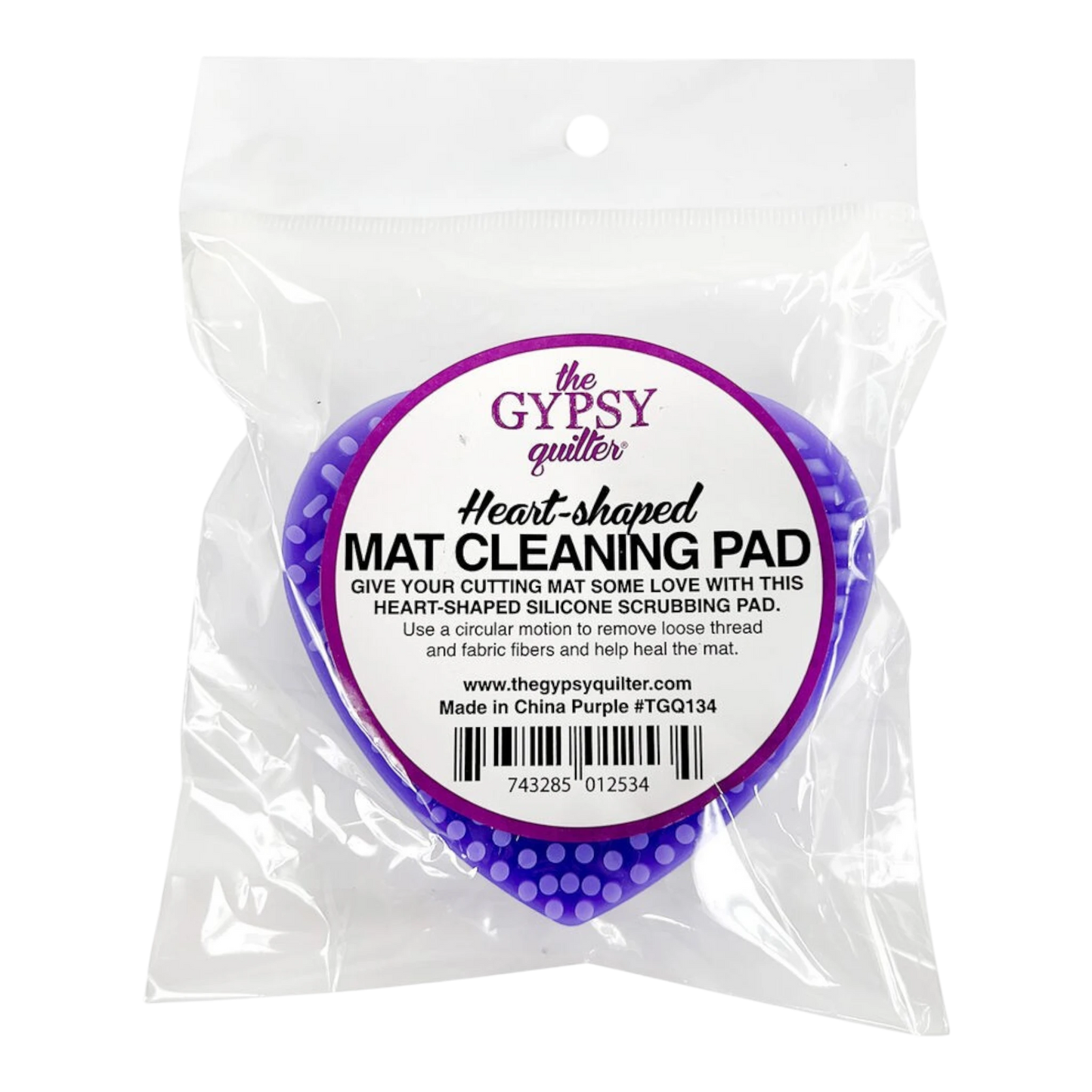 Gypsy Quilter Mat Cleaning Pad Heart Shaped 83 mm x 25 mm sewing and quilting product