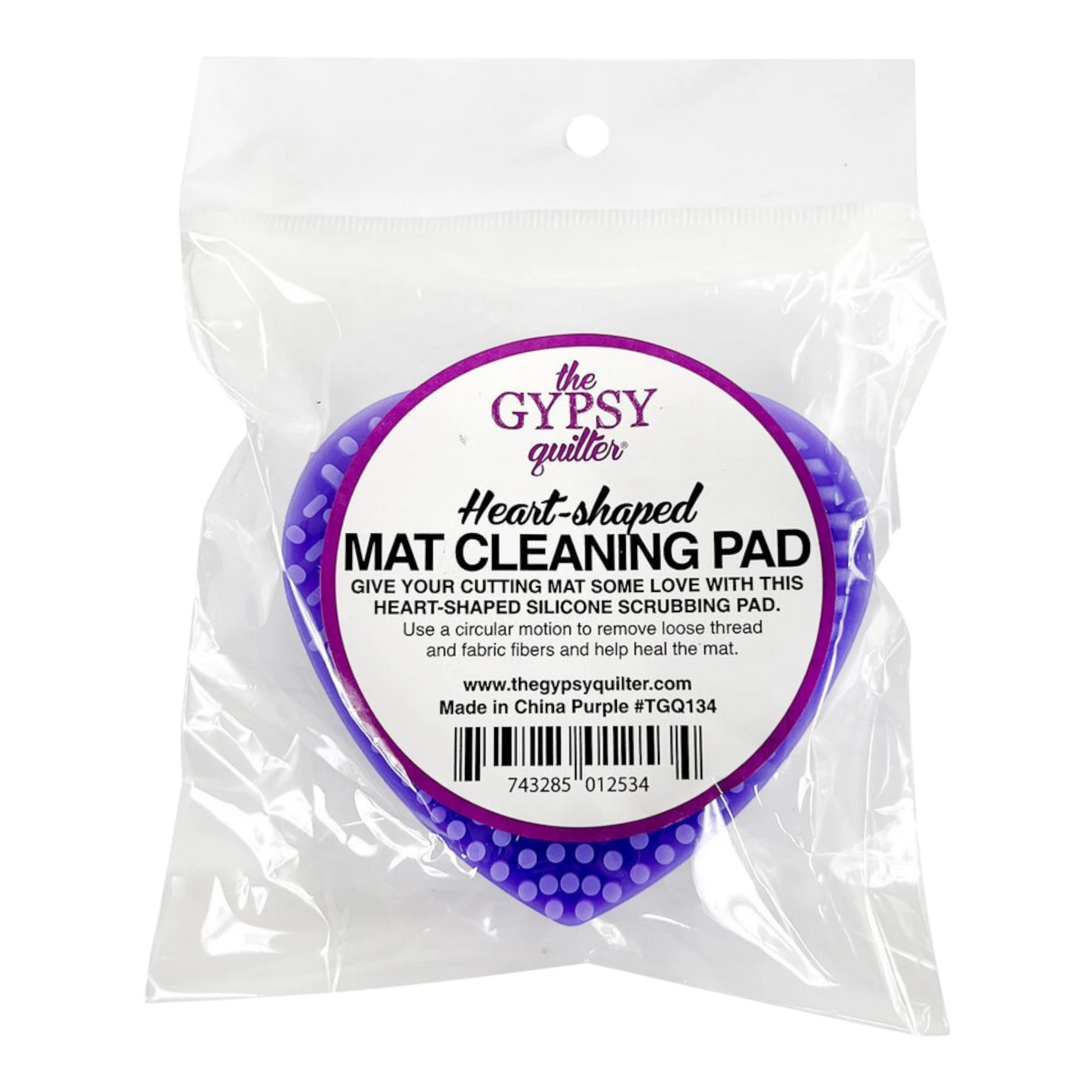 Gypsy Quilter Mat Cleaning Pad Heart Shaped 83 mm x 25 mm sewing and quilting product