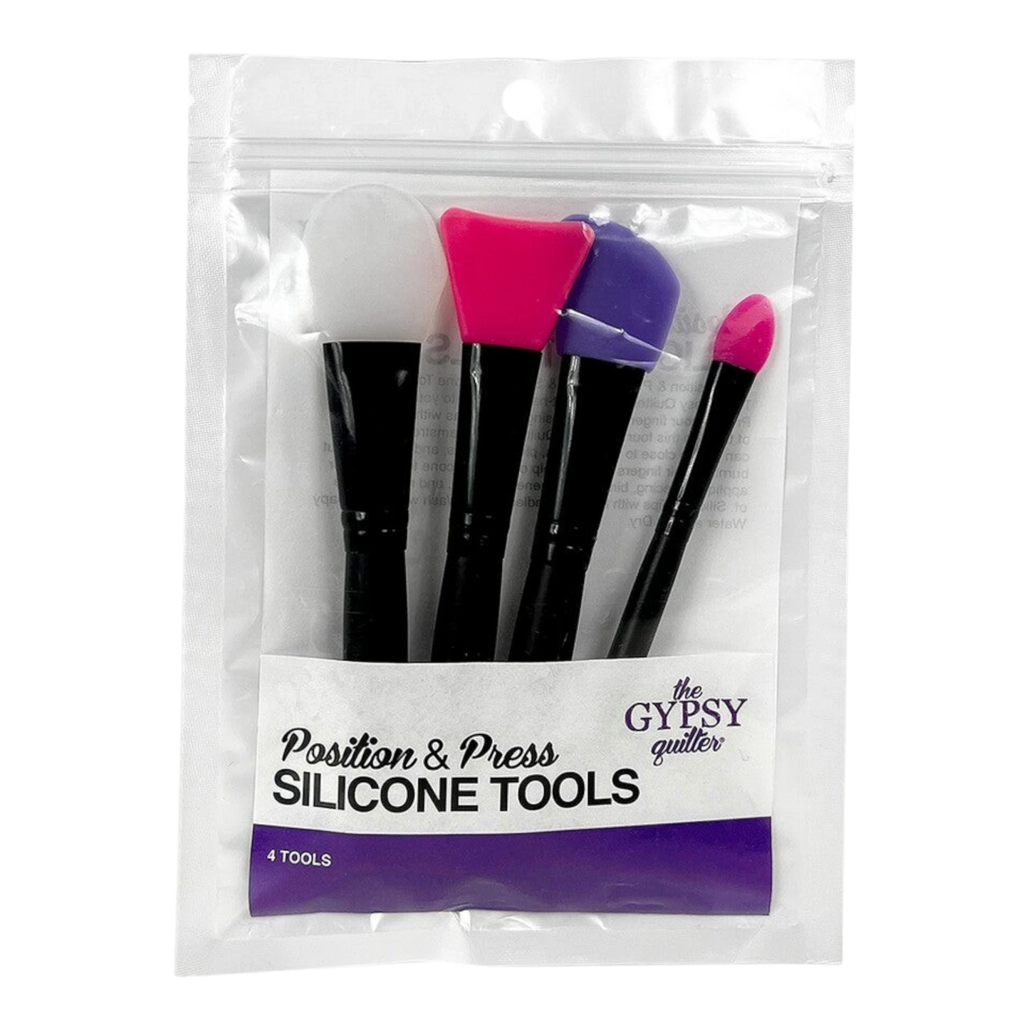 Position, Press, Quilting and Sewing Silicone Tools 4ct , crafting and sewing tasks