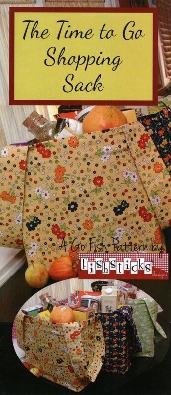 The Time to Go Shopping Sack Pattern , quilting and craft projects