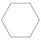 Hexagon Template - 25 mm for precise cutting, marking and patchwork