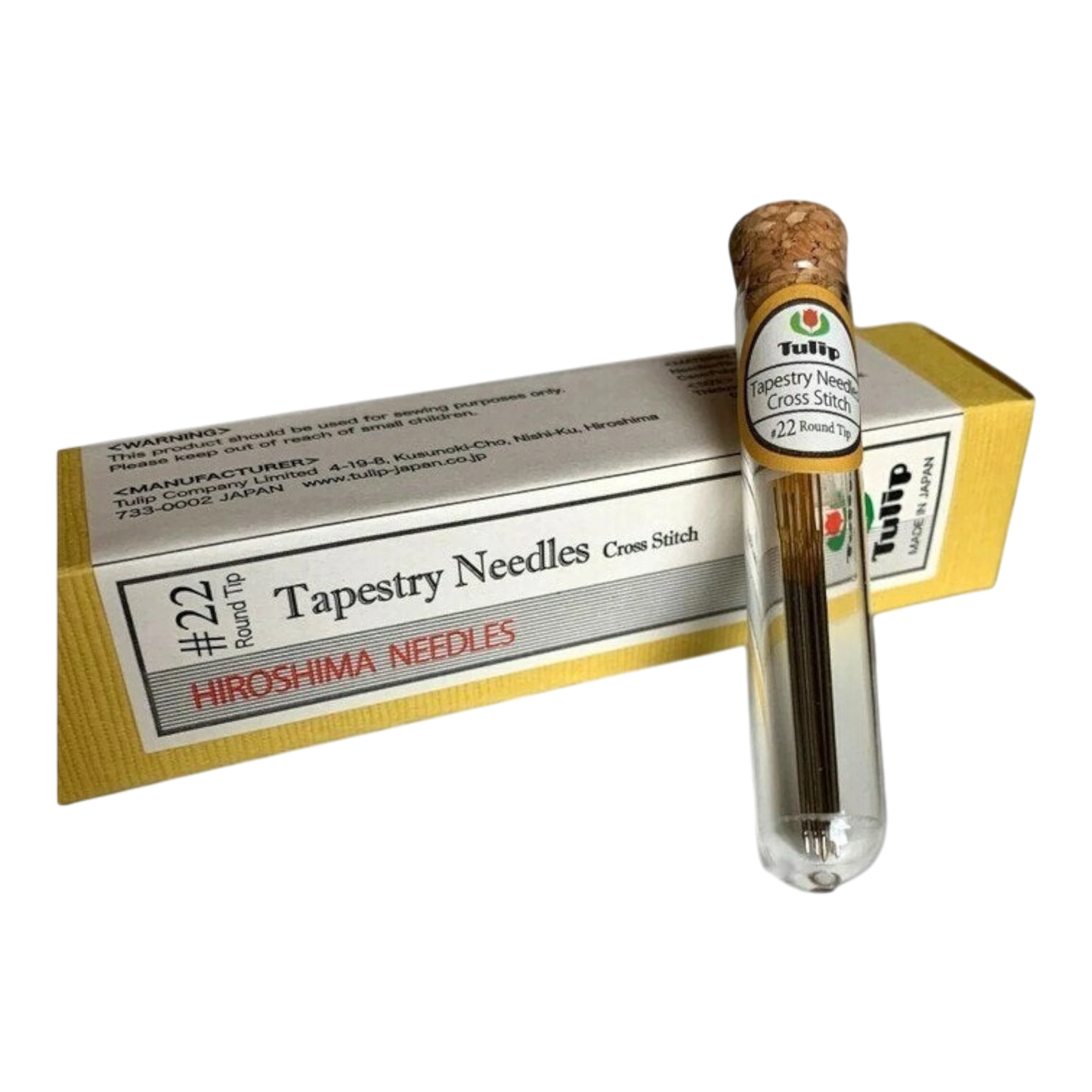 Hiroshima Tapestry Needles Cross Stitch No 22 Round Tip , quilting and needlework