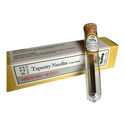 Hiroshima Tapestry Needles Cross Stitch No 22 Round Tip , quilting and needlework