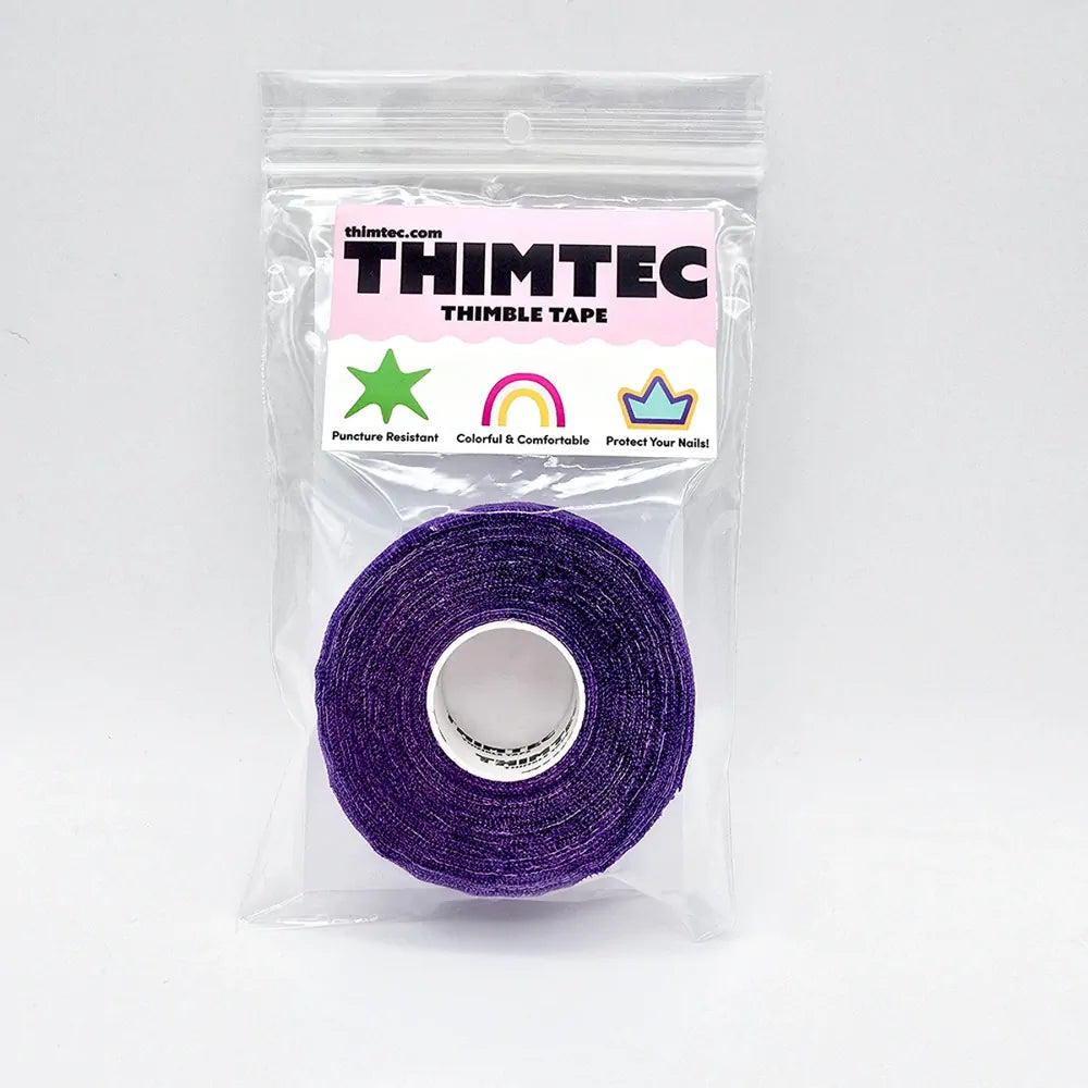 Thimtec Thimble Tape - Purple Dragon for hand sewing, quilting and needlework