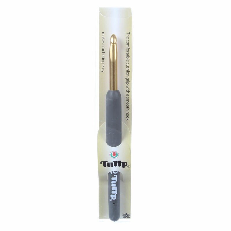Etimo Crochet Hook with Cushion grip J:10 - 6.00 mm for crochet and yarn projects