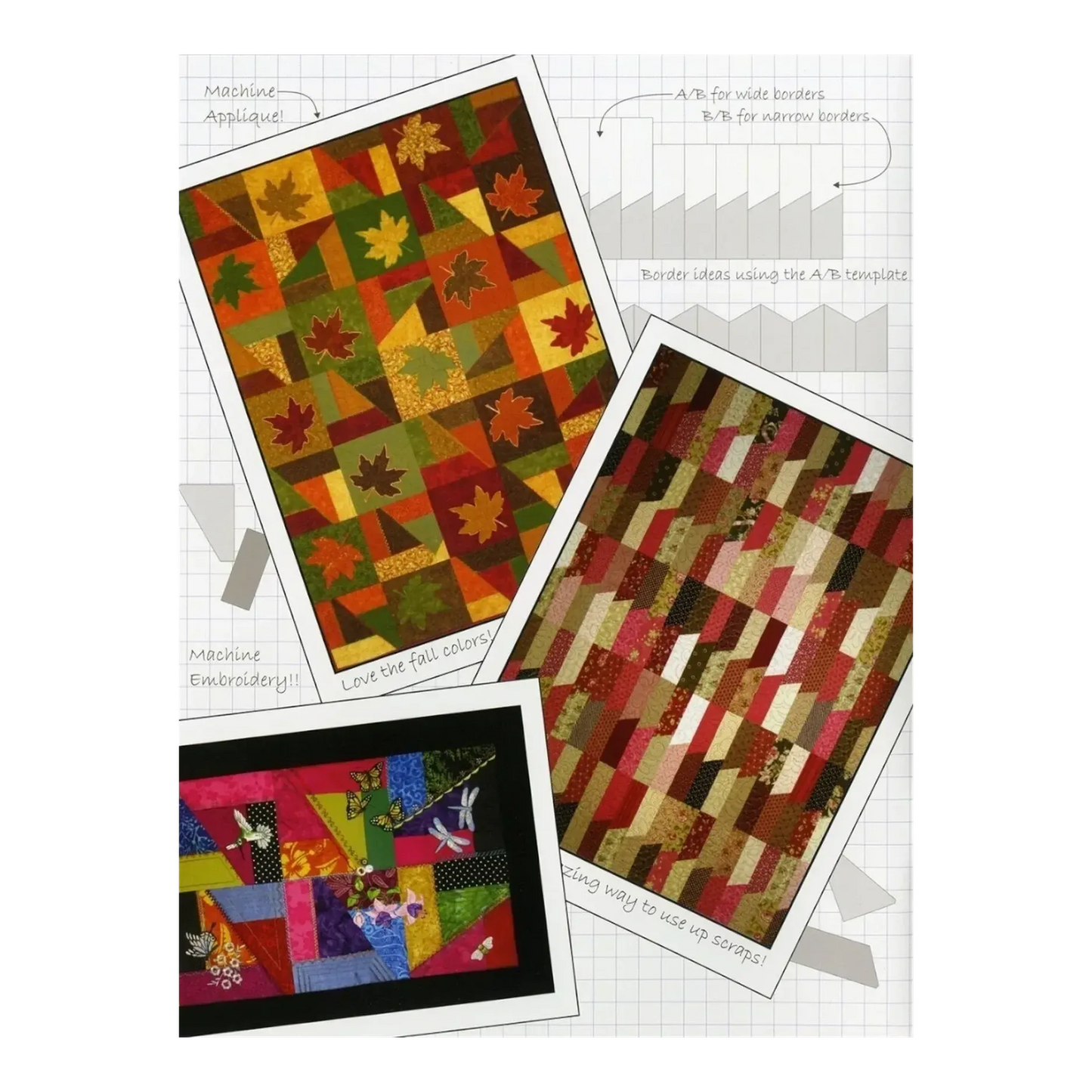 Scrap Crazy Play Book - Softcover , quilting and craft projects