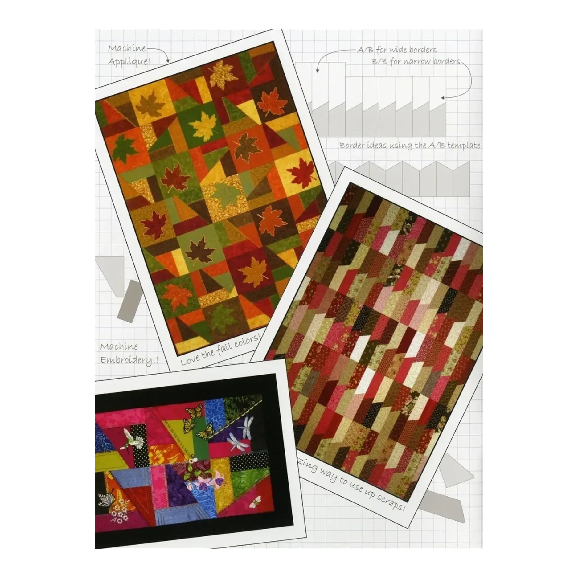 Scrap Crazy Play Book - Softcover , quilting and craft projects