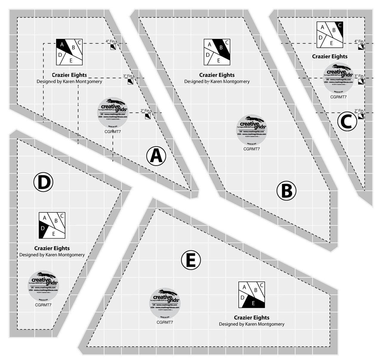 Crazier Eights PlayBook , quilting and craft projects