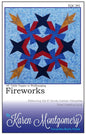Fireworks Table Topper or Wall Hanging Pattern , quilting and craft projects