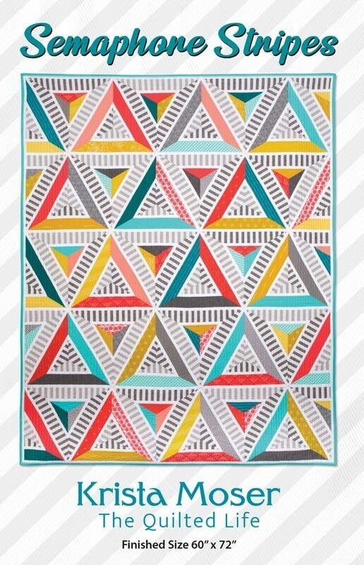 Semaphore Stripes Quilt Pattern | Krista Moser , quilting and craft projects