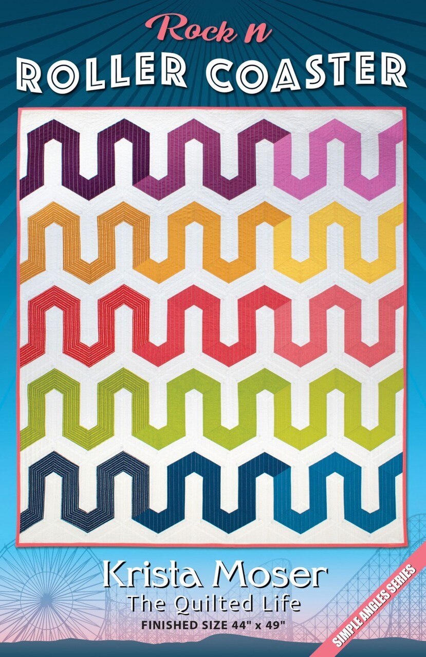 Rock N Roller Coaster Quilt Pattern by Krista Moser , quilting and craft projects