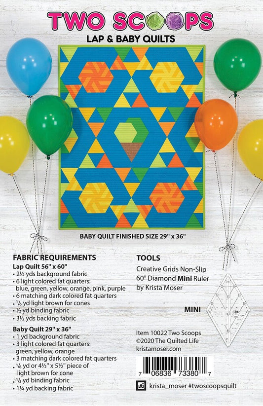 Two Scoops Quilt Pattern , quilting and craft projects