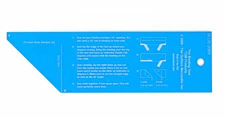 Binding Tool Template Ruler , crafting and sewing tasks